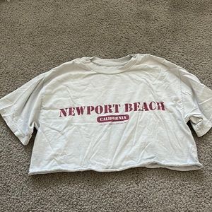Brandy Melville cotton crop top t shirt